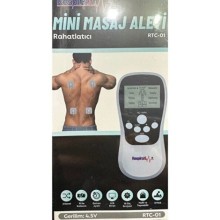 Rtc-01 Pilli Masaj Aleti Tens Cihazı 4 Pedli