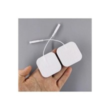 Pin Girişli 5*5 Cm Kumaş Elektrot Tens Cihazı Elektrodu 20li Paket