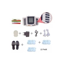 Tam Set Tens Cihazı ve Terlik, Kablolar ve Elektro Pedlerle Konforlu Kullanım