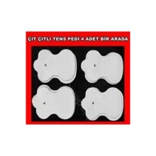 Çıtçıtlı Tens Cihazı Yedek Elektrot- 5x5 Pedi 4 Lü
