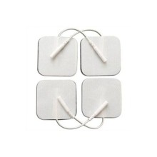 8 Adet Kablolu/soketli Tens Pedi Elektrodu -5x5cm Kare