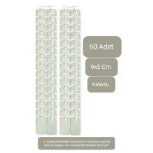60 Adet 9x5 cm Kablolu Tens Pedi, Elektrot Pedi, Yedek Tens Elektrodu