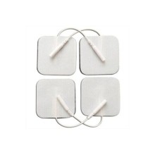 Kablolu / Soketli Elektrot 5*5 Cm Ems Tens Cihazı Pin Girişli Elektrod , 1 Paket = 4 Adet