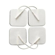 Kablolu / Soketli Elektrot 5*5 Cm Ems Tens Cihazı Pin Girişli Elektrod , 5 Paket = 20 Adet