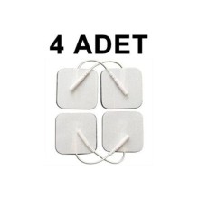 Tens Pedi Kablolu Yedek Elektrod 5x5 Tens Pedi 4'lü