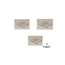 3 Paket Tens Cihazı Pedi Elektrotu 5x5 Cm 12 Adet