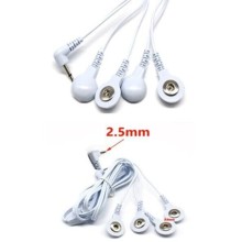 4 Uçlu Çıtçıtlı Tens Pedi Kablosu Elektrot Tens Cihazı EMG Cihazı Kablosu Elektroped Kablosu