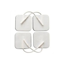 8 Adet Kablolu/Soketli Tens Pedi Elektrodu 5x5cm Kare, Sağlık ve Medikal Kullanımına Uygun